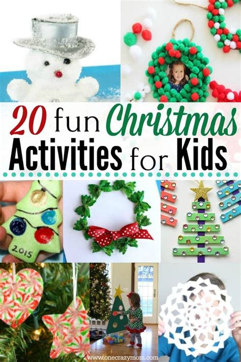 53 Christmas activities for kids at home .